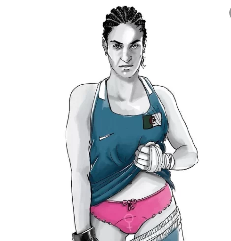 Imane Khelif, boxeuse et championne olympique