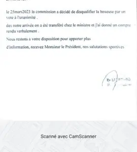 Extrait du rapport administratif du docteur Lachi