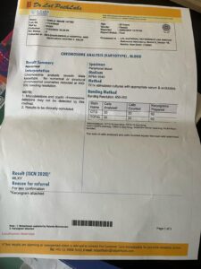 Dossier médical d'Imane Khelif, établi durant les Mondiaux de Delhi, en 2023, sur demande la Fédération Internationale de Boxe. Toute reproduction ou diffusion de ce document est interdite