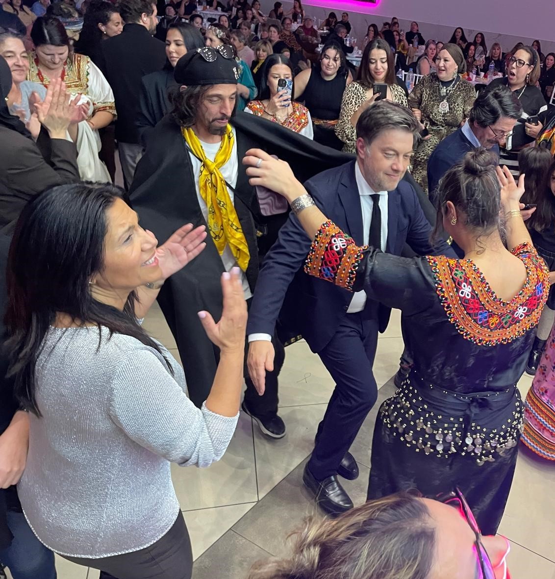 Benoît Payan, maire de Marseille, à la soirée de célébration du nouvel an Amazigh, à l'Espace Aréna, le 16 janvier 2026, à Marseille
