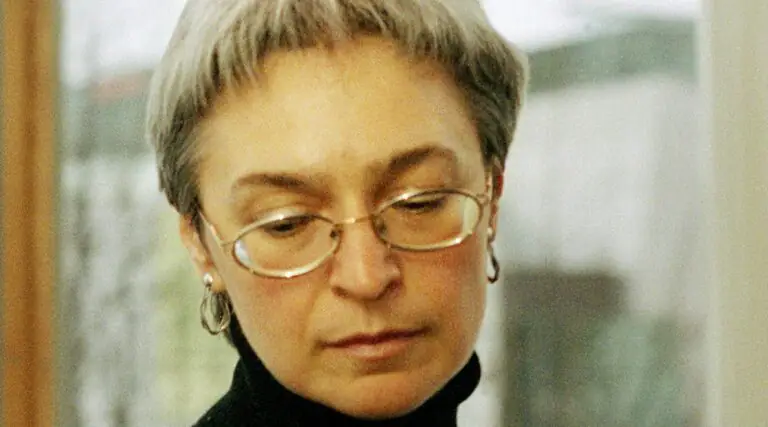Anna Politkovskaïa, journaliste russe d’investigation assassinée à Moscou en 2006.